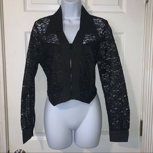 Banjo Country Western Black Lace top Medium